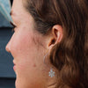 dainty snowflake hoop