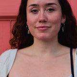 dainty snowflake hoop