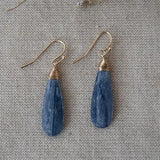 dark seas earrings-kyanite