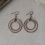 dea earrings-pyrite