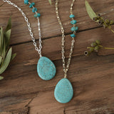 delaney necklace-turquoise