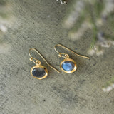 Dhana Earrings-labradorite