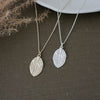 elm leaf necklace