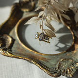 Etka Ring-smoky topaz, cubic zirconia