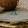 fleck studs-turquoise