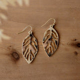 foliage earrings