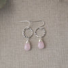 folklore earrings-rose quartz