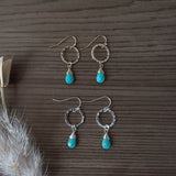 folklore earrings-turquoise