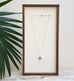 full moon necklace-white