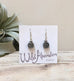 galaxy earrings-grey