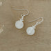 galaxy earrings-white