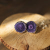 geo love studs-purple