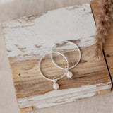 halia hoops-white pearl