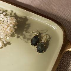 haven earrings-labradorite