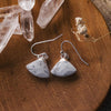 haze earrings-howlite