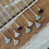 haze necklace-howlite