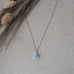 haze necklace-aqua