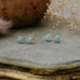 heart of stone studs-amazonite