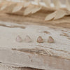 heart of stone studs-rose quartz