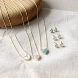 all your heart necklace-mother of pearl