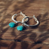 hemisphere earrings-turquoise