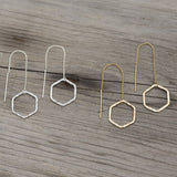 octavia threader earrings