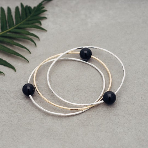 orbit bangle-black onyx
