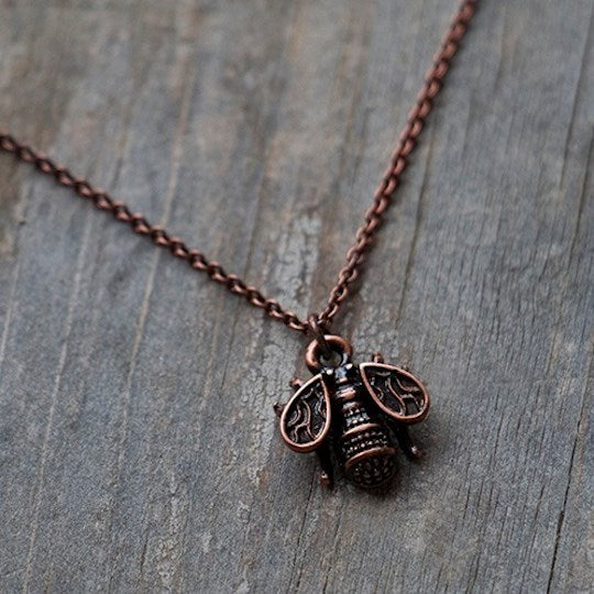 honey bee necklace