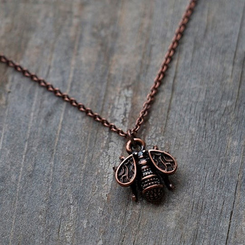 honey bee necklace