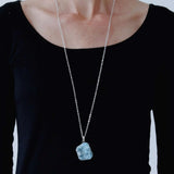 treasure necklace-aqua