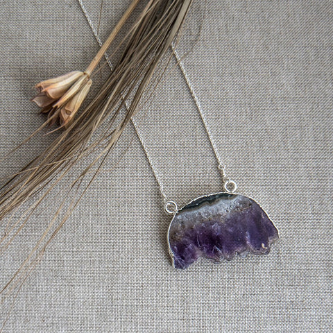 imogen necklace-amethyst