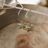 island view hoops-amazonite