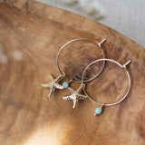 island view hoops-amazonite