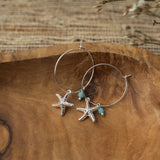 island view hoops-amazonite