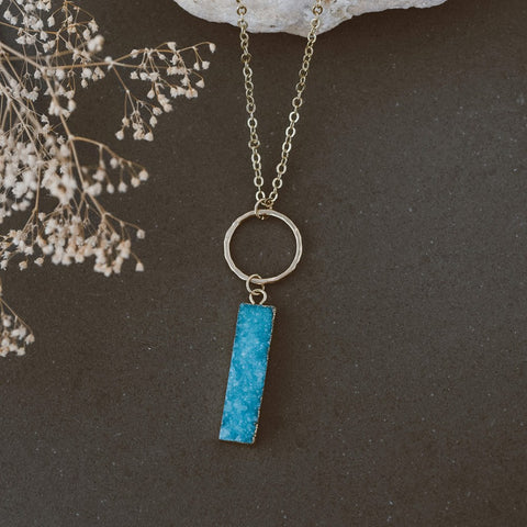 janaka necklace-aqua