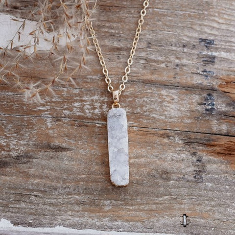 janet necklace-gold/white