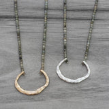 juxtapose necklace-labradorite