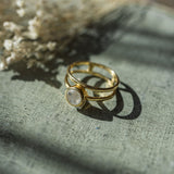 Lekisha Ring-moonstone