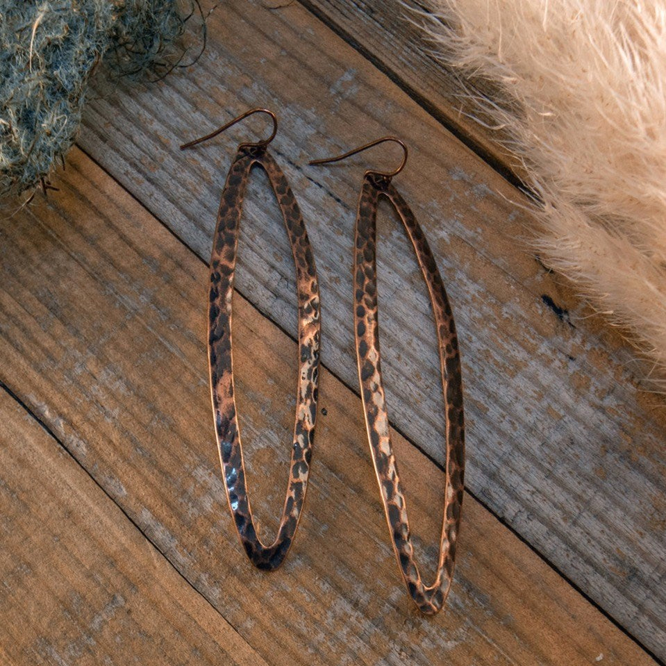 lenora earrings-copper