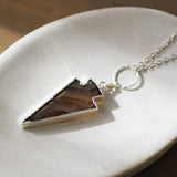 liberty necklace-smokey quartz