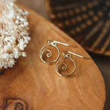 little beach earrings