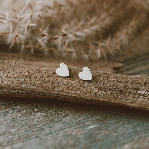 little heart studs