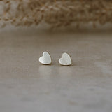 little heart studs