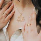 lotus necklace-large