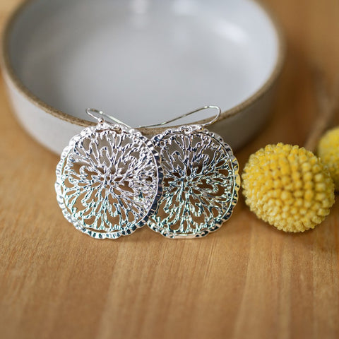 mantra earrings