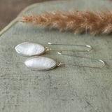 Mekong Mist Earrings-mother of pearl
