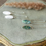 Mekong Mist Earrings-abalone