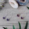 meteor earrings