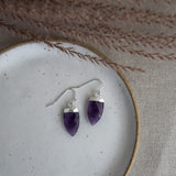 micah earrings-amethyst