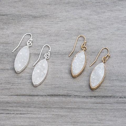 moon dance earrings-white